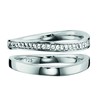 caï Women's Ring 925 Sterling Silver Topaz White, Sterling Silver,
