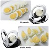 Egg Slicer 2 in 1 Egg Cutting Tool with Stainless