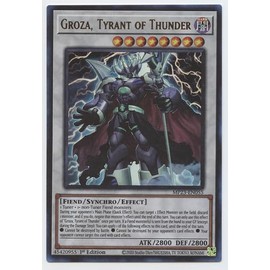 YU-GI-OH! Groza, Tyrant of Thunder - MP23-EN055 - Ultra Rare - 1st Edition - Collectible Card - 1 Piece
