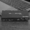B12SA Black 1×2 HDMI 2.0 Splitter Aluminium Alloy with Scaler