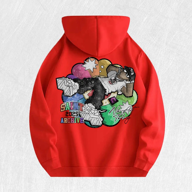 Saint 2025 Archive Graphic Hoodie 100% Cotton US Warehouse 6