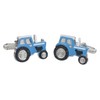 Blue Farm Tractor Cufflinks Presented in a GS Cufflink Box