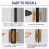 LOPYXBR 2 PCS 6 Inch Hidden Door Hinge Heavy Duty