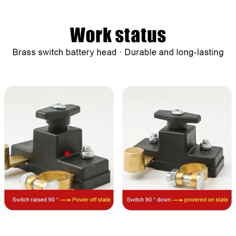 Unbranded Car Battery Disconnect Isolator Cut Off Switch Terminal Anti-leakage
