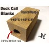 Casper Creek Duck Calls TROPICAL MANGO WOOD DUCK CALL TURNING