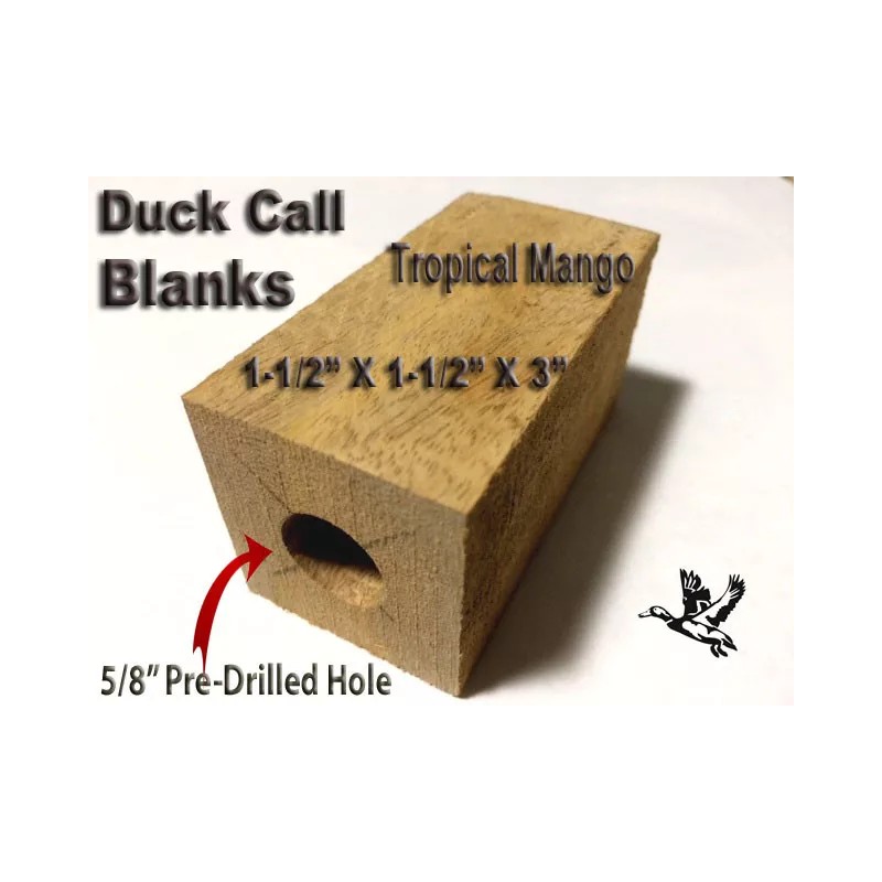 Casper Creek Duck Calls TROPICAL MANGO WOOD DUCK CALL TURNING