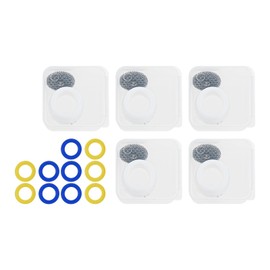 Mtsooning #12 Ceramic (5 Pack) White TIG Welding Cups with 3/32" Diffuser fit Torch WP 9/20/25 Series