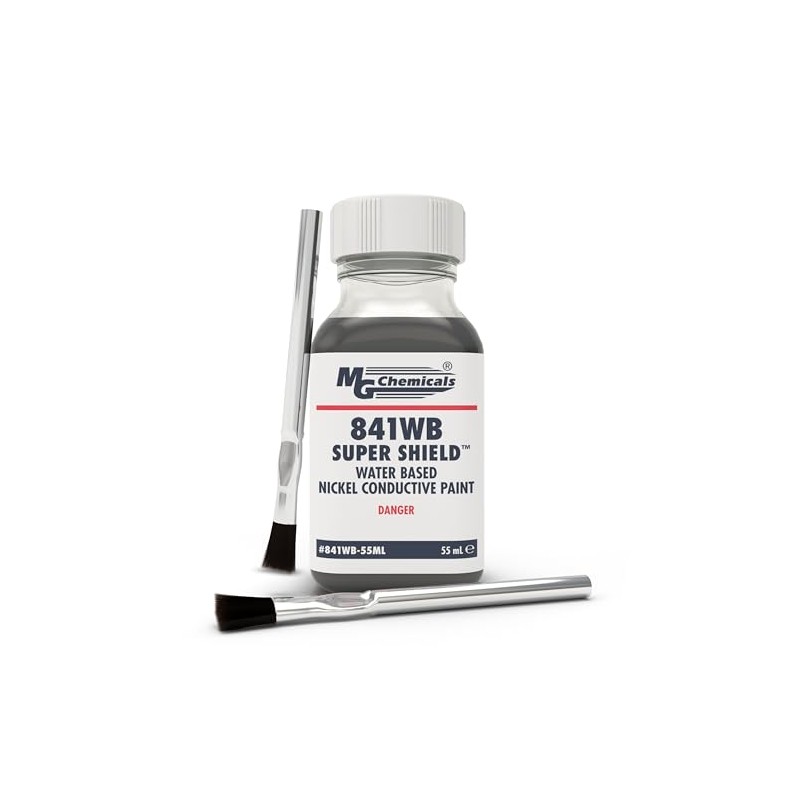 MG Chemicals 841WB-55ML EMF Shielding Paint Water Based Conductive Coating,