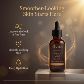 Prime Elixir Anti Aging Serum with Peptide, Hyaluronic Acid & Retinol, Support Fine Lines Reduction, Hydrating & Firming, 1.05oz