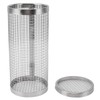 BBQ Net Tube Rolling Grilling Basket Stainless Steel Wire Mesh
