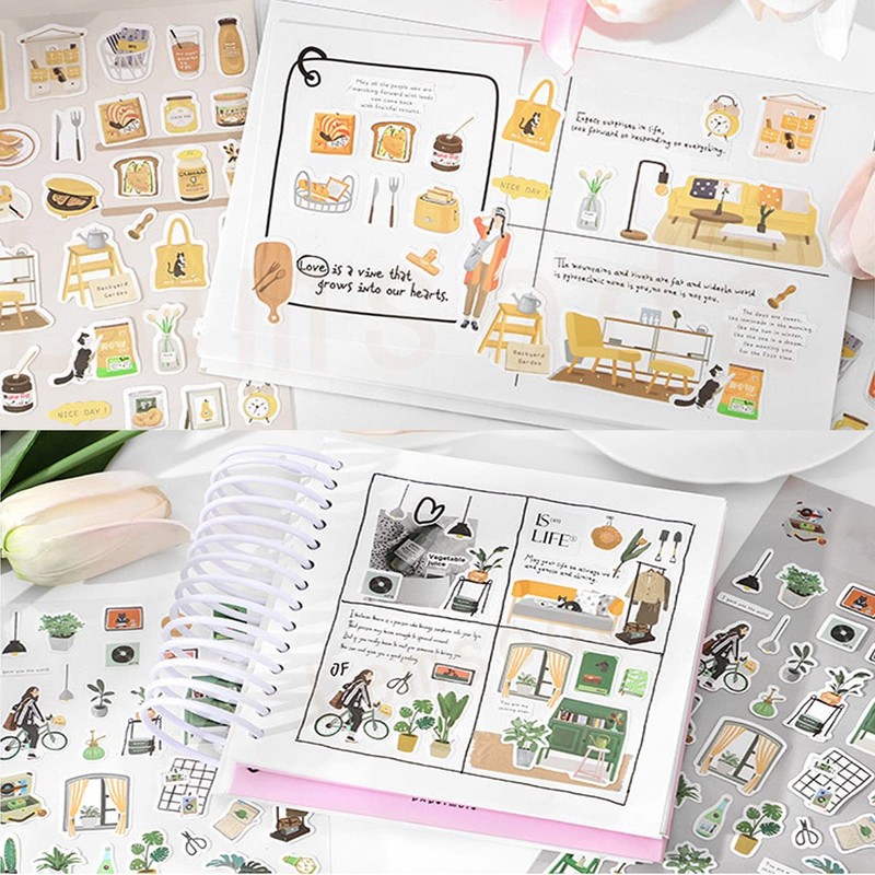 Lemsoda Stickers, Stylish, Diary Stickers, Everyday Accessory Stickers, DIY Handmade