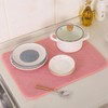 VESHE 2 Pack Microfiber Dish Drying Mat for Kitchen Counter,Ultra
