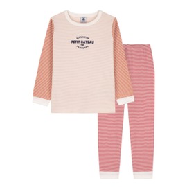 Petit Bateau Unisex Children's Pyjamas, Pink Saline / Multicoloured