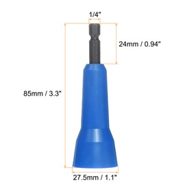 HARFINGTON Wire Twisting Tool for Drill, Electrician Wire Twisting Tool, Electrical Wire Twisting with 1/4 Inch Hex Shank for Cable Wire Quick Twisting, Dark Blue