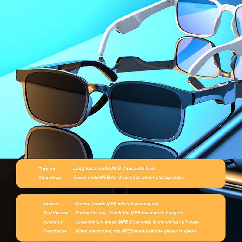 Smart Glasses X 13 Open Ear Style Smart Glasses Listen