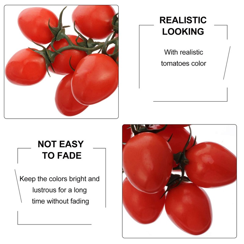 YARNOW 3 pieces Artificial realistic artificial photography props artificial cherry