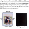 SULEPE Polaroid Magnetic Picture Frame 3.5x4.25 Inch, Fridge Magnet Frame