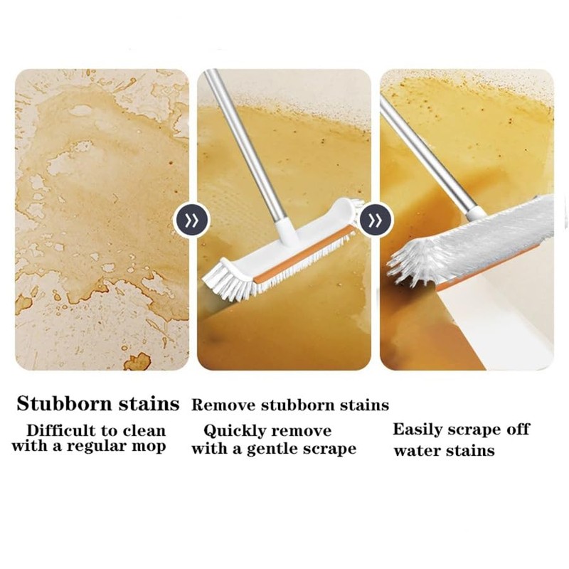 Sepetrel Pool Brush with Curved Edges, Extra-Wide Heavy Duty Pool