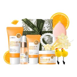 Laikou Vitamin C Brighten Skin Care Set 8pcs With Gift Box.                                                                                           