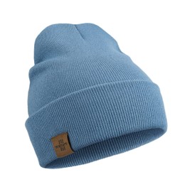 Winter Beanie Hats for Men and Women,Stretchy Daily Knit Hat,Gifts for Dad Mom (Blue)