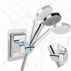 Hand Shower Holder 360° Rotatable Adjustable Shower Holder No Drilling