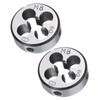 TA-VIGOR 2pcs M8 x 1.25 Metric Adjustable Threading Die, Alloy