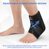 Quick Lace Up Ankle Brace for Men Women, Ankle Brace