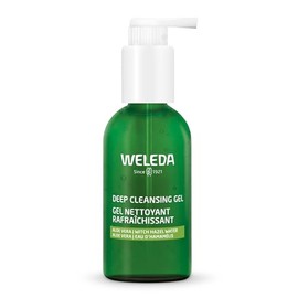 Weleda Organic Deep Cleansing Gel 150ml - Natural, light cleansing gel in a pump bottle.