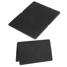 MECCANIXITY 20Pack Table Place Cards, Printable Place Name Cards for Table Setting Wedding Dinner Parties Events Reserved Seating, Black