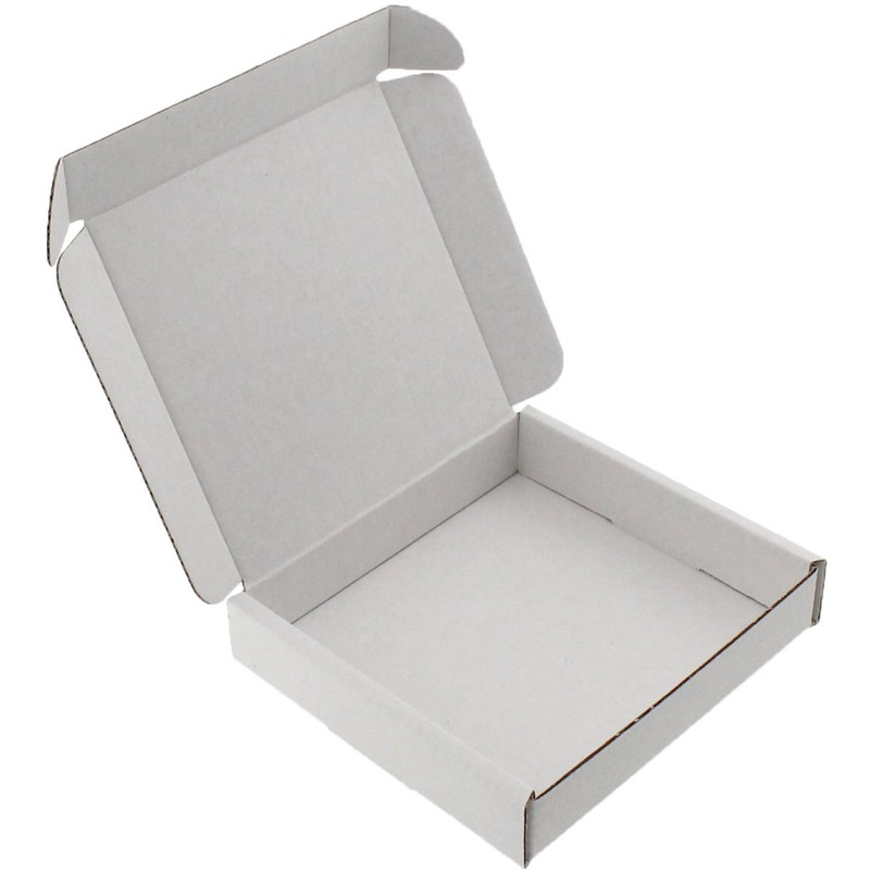 10 x White Box Mini Square. Size: 10cm x 10cm