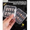 DAWZMR 18PCS Press on Nail Cases, Artificial False Nail Storage