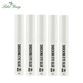 5-piece set Shocking Eye Glue 5ml 3-second forming pen/No sagging/No skin irritation/Super easy double eyelid creation / 5개 세트 쇼킹아이글루 5ml 3초성형펜늘어짐X 쌍액피부자극NO초간단 쌍커풀만들기