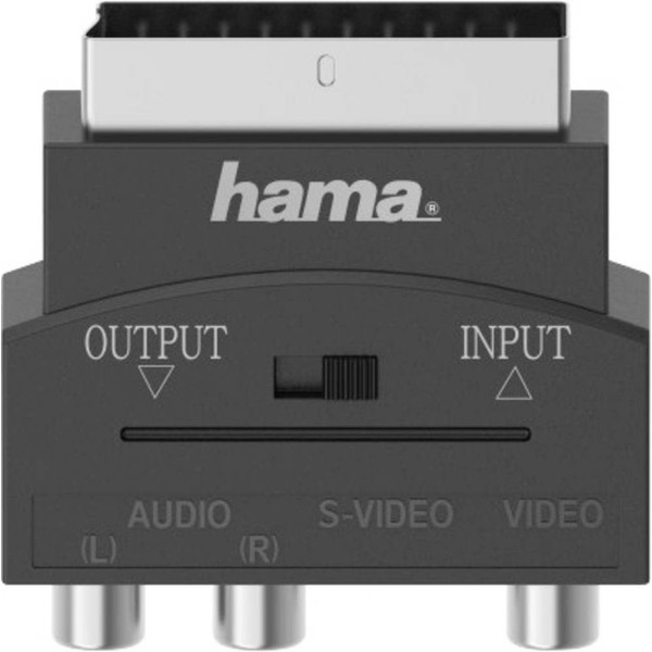 Hama S-Video/RCA AV Adapter [1x S-Video Female to 3x RCA