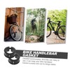 WHAMVOX 8pcs Bicycle Handlebar Gaskets Slip and Vibration Reduction Spacers