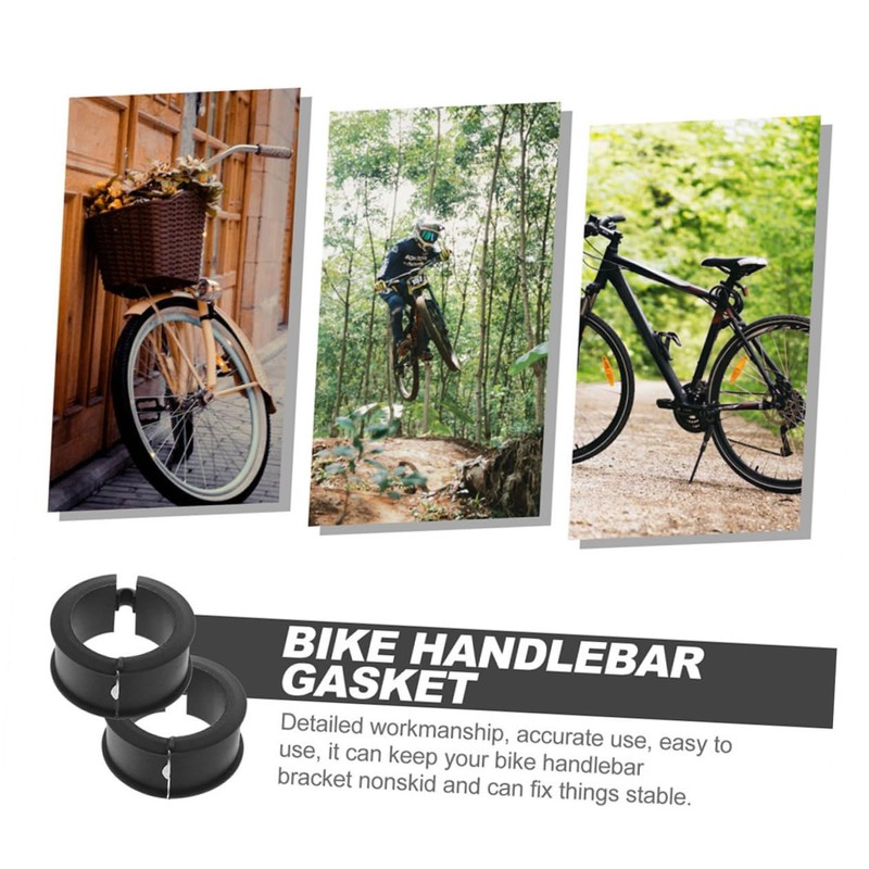 WHAMVOX 8pcs Bicycle Handlebar Gaskets Slip and Vibration Reduction Spacers