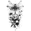 6 Sheets Temporary Dragonfly Tattoo Dragonfly Tattoo Butterfly Tattoo AI