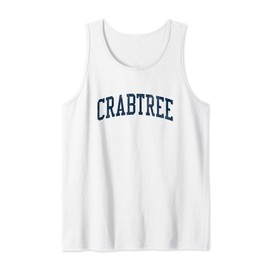 Crabtree OR Vintage Athletic Sports JSN2 Navy Print Tank Top