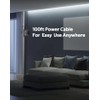 AC 110V~120V COB Led Strip Lights 100FT/30M White Led Rope