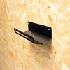MegaMaxx UK Wall Mounted Bin Bag Holder – Black Steel