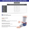 Elastic Ankle Support Compression Sleeve, Large