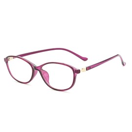 [Unimed] 8212 老眼鏡 おしゃれ レディース ブルーライトカット 軽量 女性 ブランド 軽い リーディンググラス シニアグラス 8212 (パープル) (度数 +2.00)