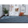 Indigo Jute Large Water Resistant Indoor Outdoor Rug 8x10 for