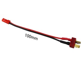 Yiqigou 3pcs Dean T Male Plug to JST Male Connector Adapter Cable Wire Lead 10cm with 20AWG Wire