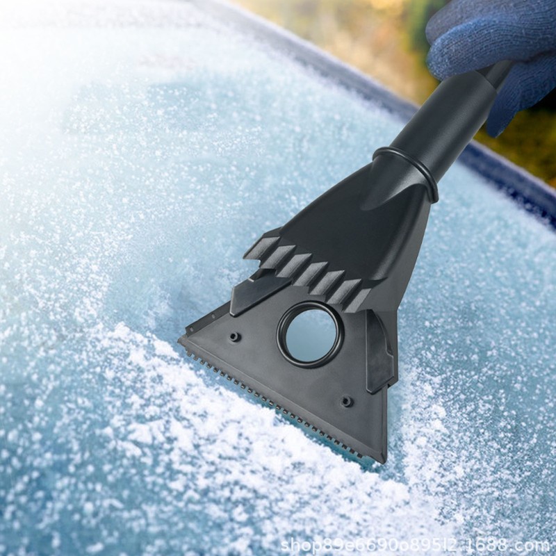 Car Snow Removal Tool Aluminum Alloy Telescopic Rod Ergonomic Labor