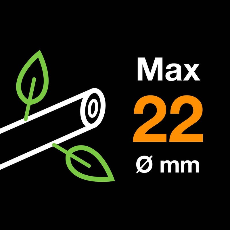 Fiskars PowerLever 1057172 Bypass Secateurs for Fresh Branches and Branches,