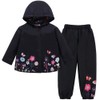 LZH Girl Baby Kid Waterproof Hooded Coat Jacket Outwear Suit