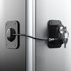 RORMGO Refrigerator Lock 2 Packs, Fridge Lock with Silicone Wire