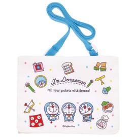 Skater ODKP2-A Outing Pocket Pouch with Shoulder Belt 2-Way Doraemon Line Design, Sanrio Length 4.3 x Width 5.5 x Depth 1.2 inches (11 x 14 x 3 cm)