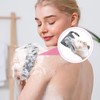 4 Pcs Exfoliating Soap Bag, Soap Scrubber Pouch, Double Layer