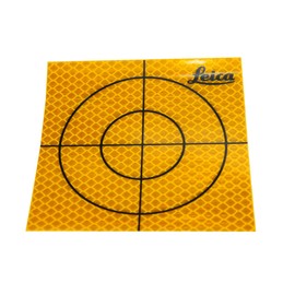 Objetivos de encuesta de cinta reflectante (amarillo, 20 unidades, 30 x 30 mm)